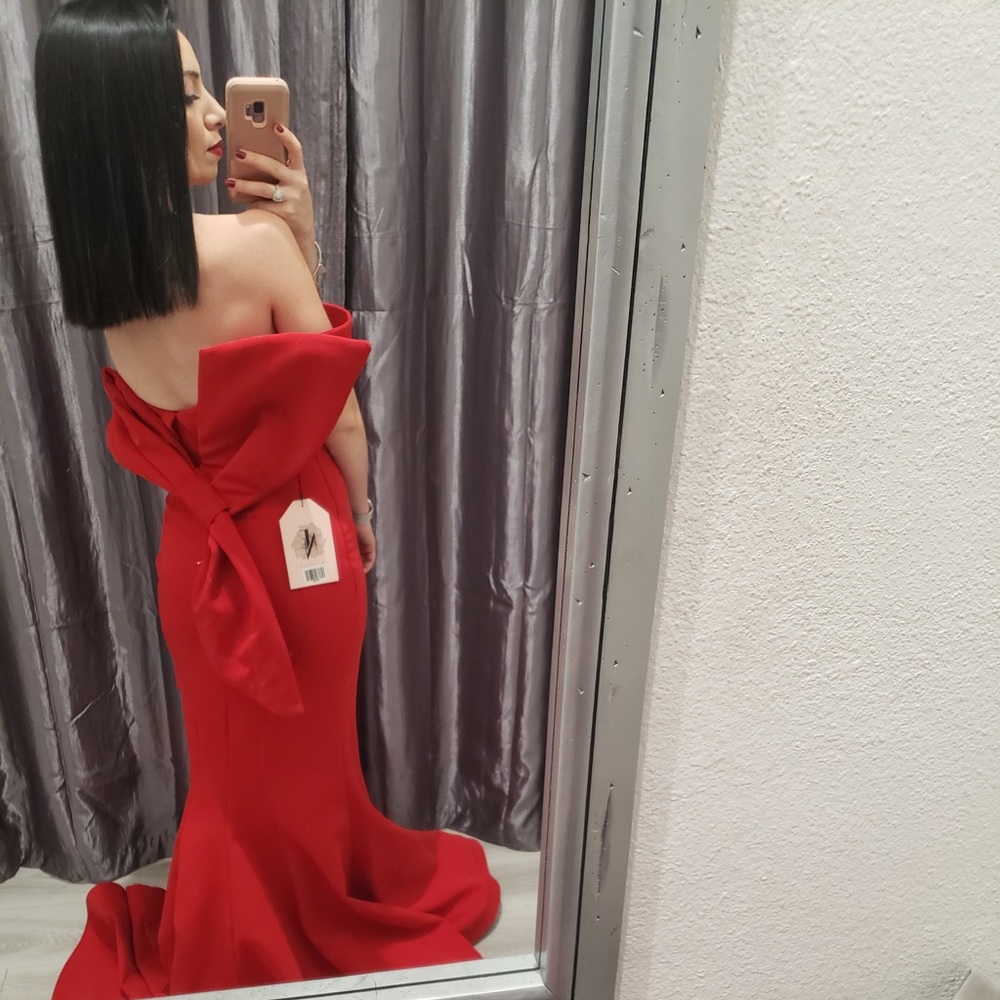 This is a stunning dress worn once
